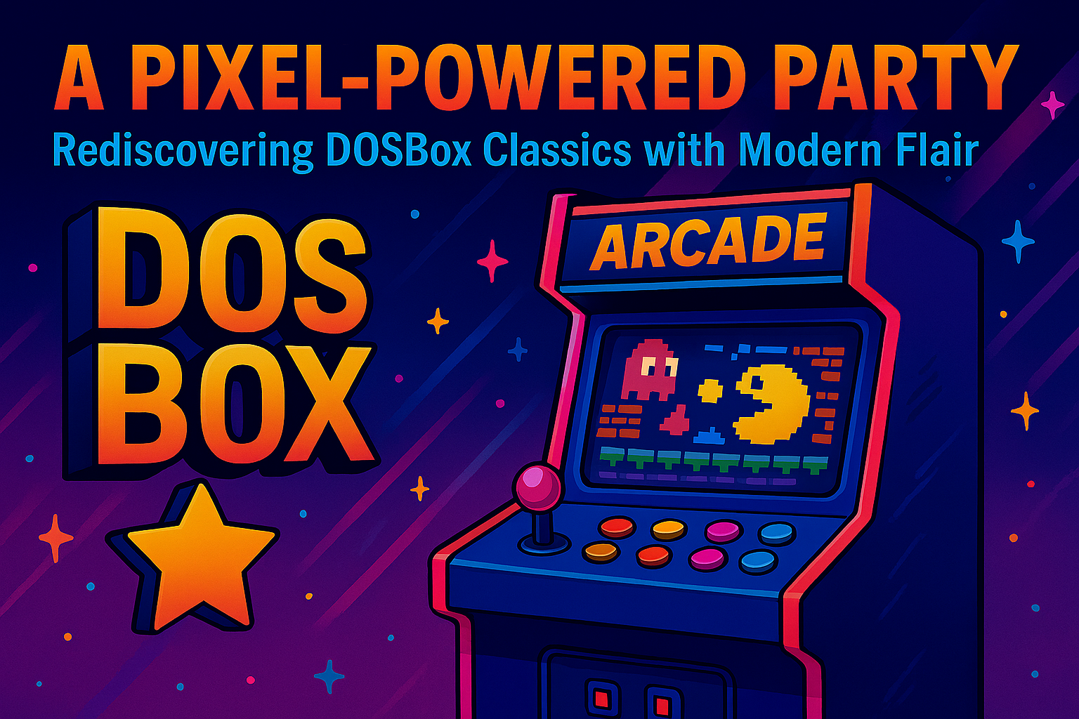 A Pixel-Powered Party: Rediscovering DOSBox Classics with Modern Flair